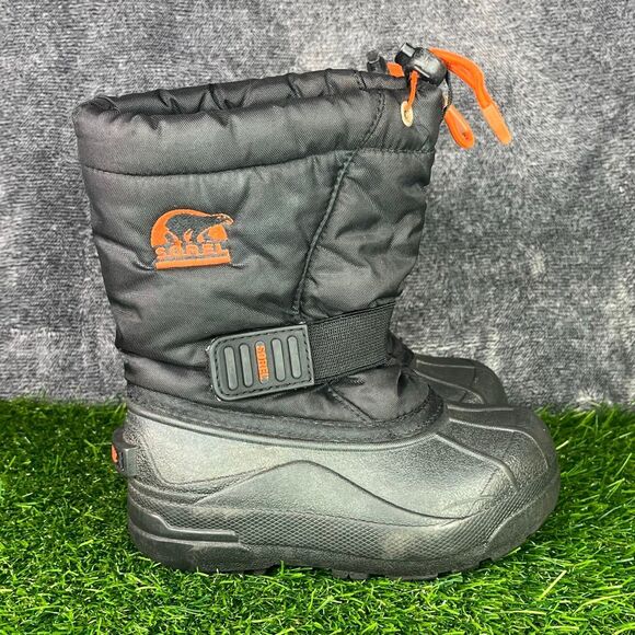Sorel Snow Pack Winter Boots kid US 10 / UK 9 Waterproof Insulated Black - Picture 3 of 7